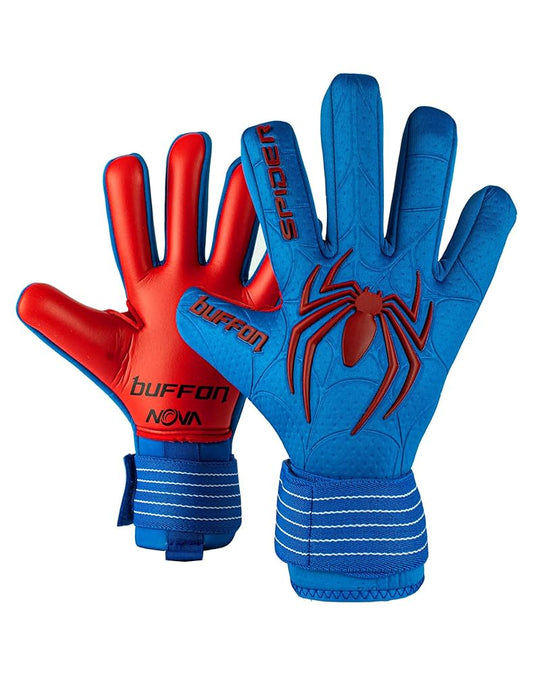 GUANTES DE PORTERO BUFFON SEMIPRO SPIDER AZUL/ROJO