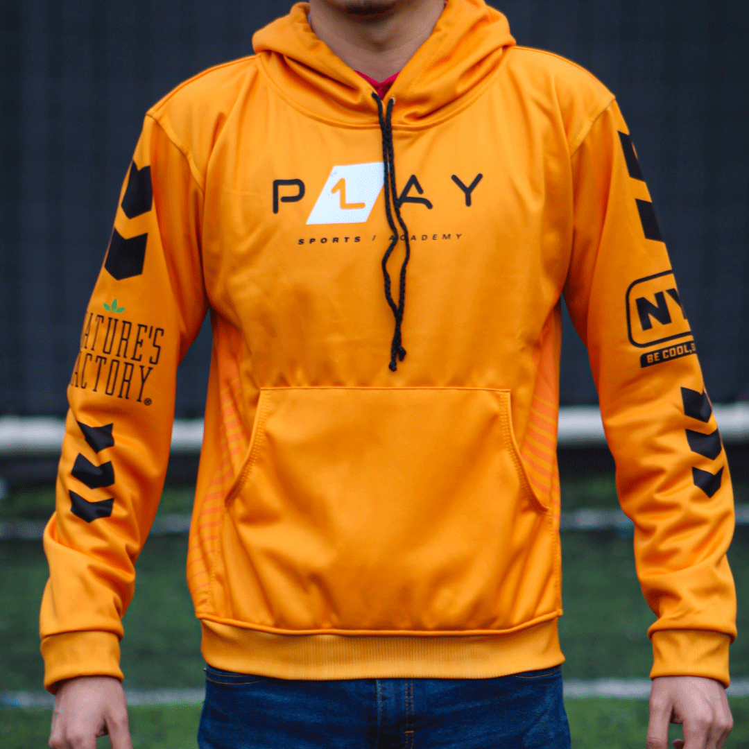 HOODIE NARANJA P1AY 2025