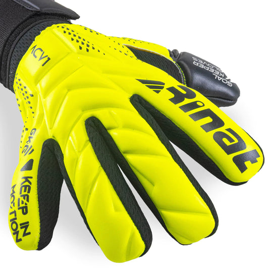 GUANTES DE PORTERO RINAT ACV1 PRIME AMARILLO/NEGRO