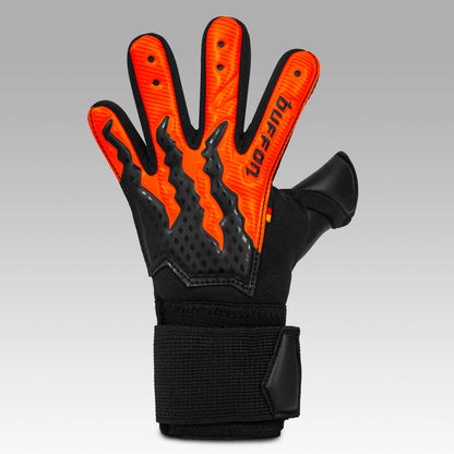 GUANTES DE PORTERO BUFFON CERBERO NARANJA/NEGRO/NEGRO