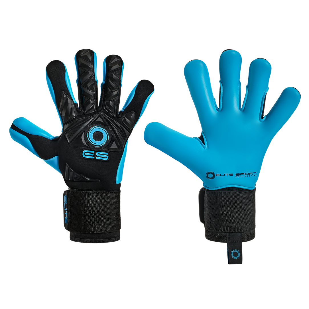 GUANTES DE PORTERO ELITE SPORT REVOLUTION II COMBI BLACK AQUA