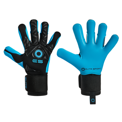 GUANTES DE PORTERO ELITE SPORT REVOLUTION II COMBI BLACK AQUA