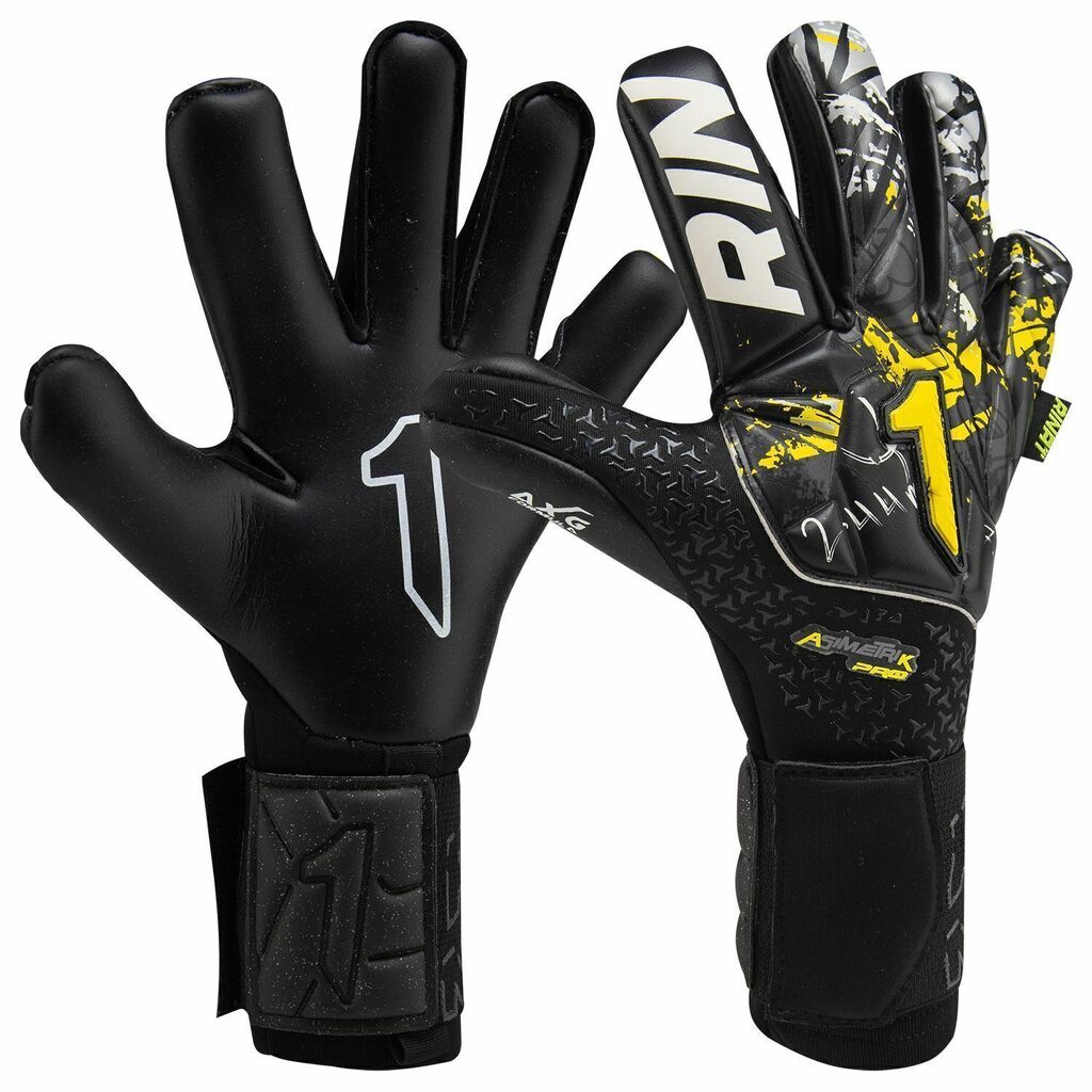 GUANTES DE PORTERO RINAT ASIMETRIK PRO NEG/AMA/PTA