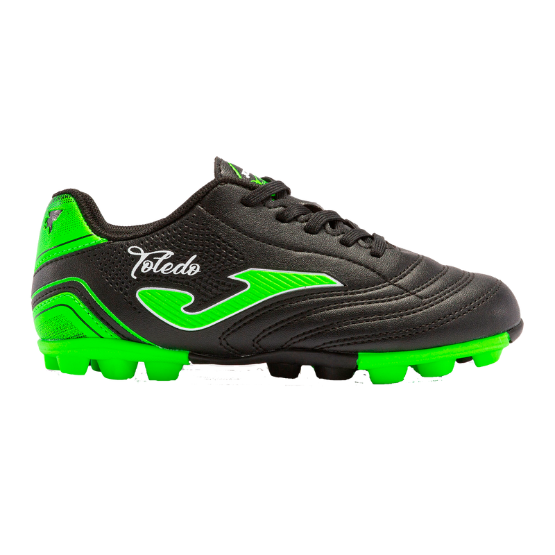 Cargue la imagen en el visor de la galería, TENIS DE FUTBOL JOMA TOLEDO JR 2301 BLACK HARD GROUND

