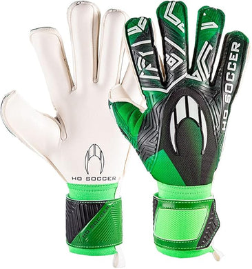 GUANTES DE PORTERO HO SOCCER ESKUDO II ROLL/NEG VERDANT
