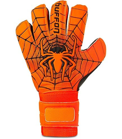 GUANTES DE PORTERO BUFFON SEMIPRO SPIDER NARANJ/NEG