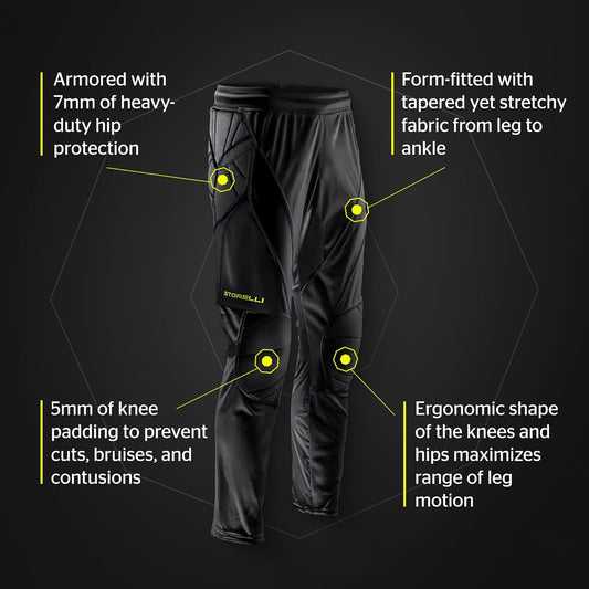 PANTS DE PORTERO STORELLI EXOSHIELD BLACK INF