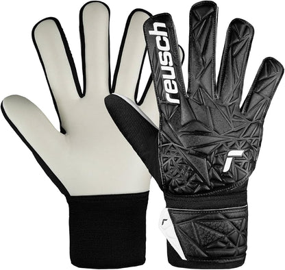 GUANTES DE PORTERO REUSCH ATTRAKT STARTER SOLID JR NEGRO