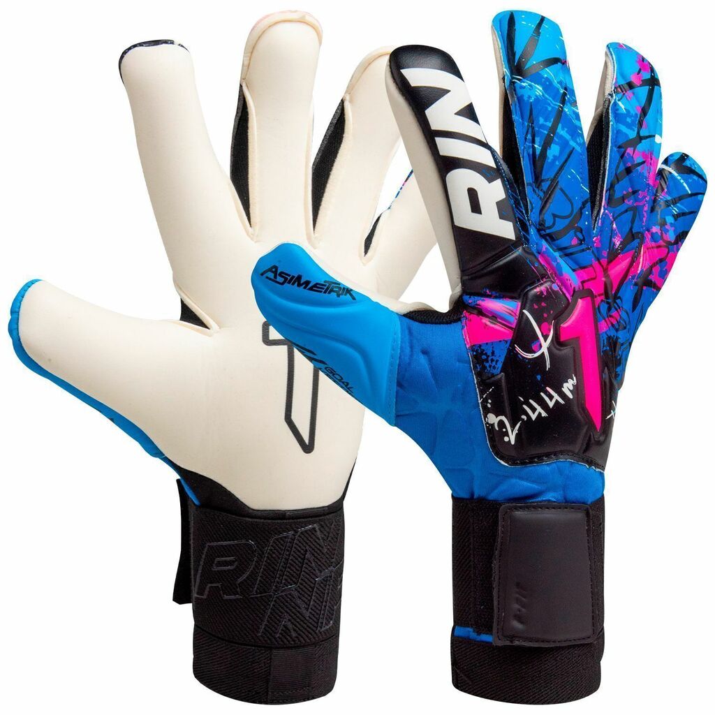 GUANTES DE PORTERO RINAT ASIMETRIK PRIME AZUL/ROS