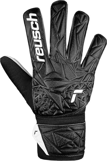 GUANTES DE PORTERO REUSCH ATTRAKT STARTER SOLID JR NEGRO