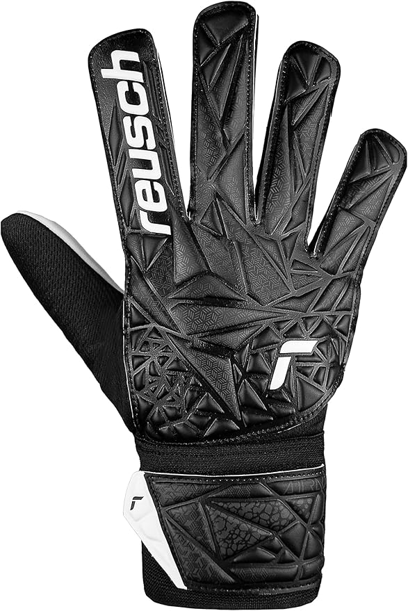Cargue la imagen en el visor de la galería, GUANTES DE PORTERO REUSCH ATTRAKT STARTER SOLID JR NEGRO
