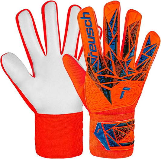 GUANTES DE PORTERO REUSCH ATTRAKT STARTER SOLID JR NARANJA