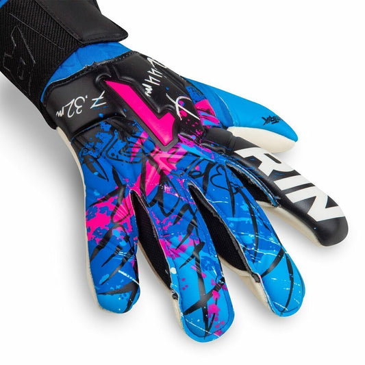 GUANTES DE PORTERO RINAT ASIMETRIK PRIME AZUL/ROS