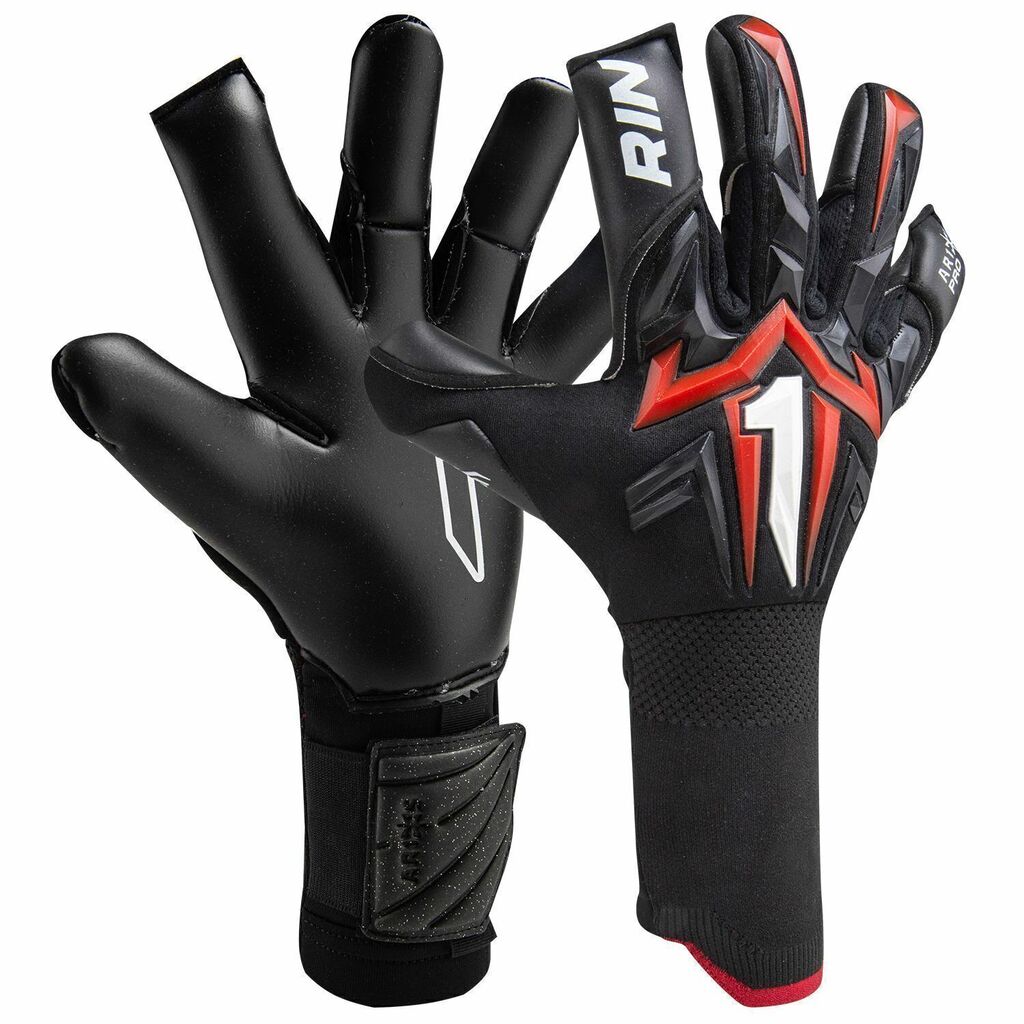 GUANTES DE PORTERO RINAT ARIES X PRO NEG/ROJ