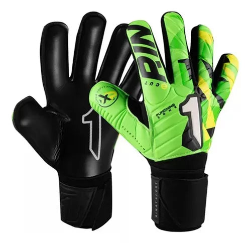 Cargue la imagen en el visor de la galería, Guantes de portero Rinat Meta Tactik GK Semi Green Black
