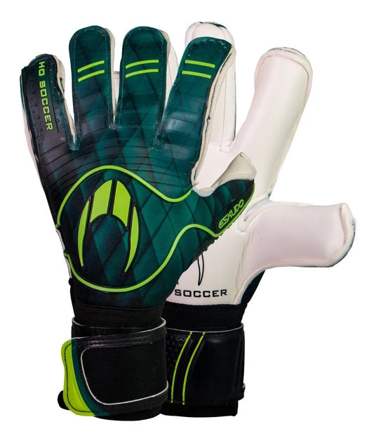 GUANTES DE PORTERO HO SOCCER ESKUDO HYBRID GREEN
