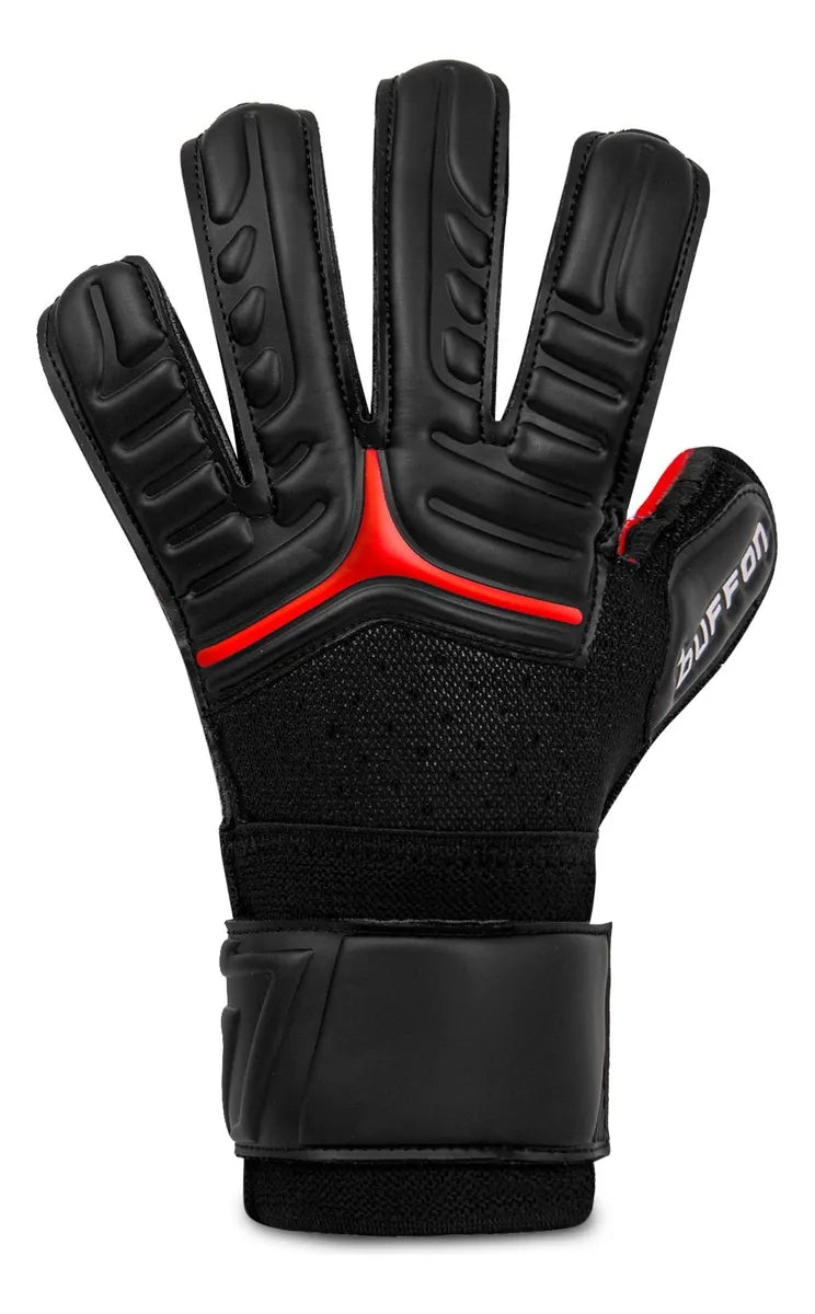 Cargue la imagen en el visor de la galería, GUANTES DE PORTERO BUFFON ZEUS NEGRO/ROJO/ROJO
