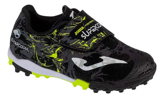 TENIS DE FUTBOL JOMA SUPER COPA JR 2401 BLACK TURF