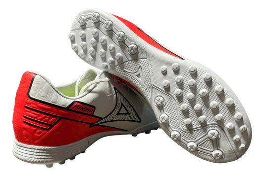 TENIS DE FUTBOL PIRMA BCO/RJO