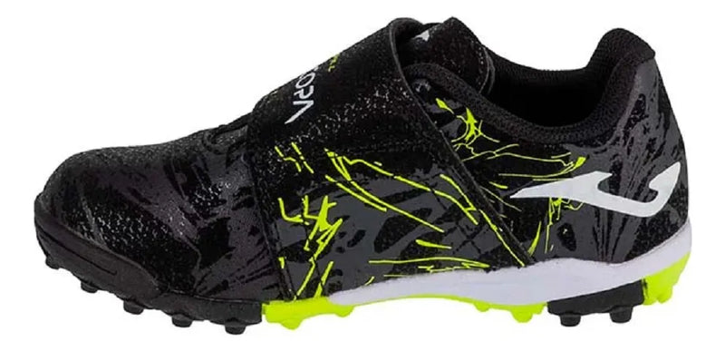 Cargue la imagen en el visor de la galería, TENIS DE FUTBOL JOMA SUPER COPA JR 2401 BLACK TURF

