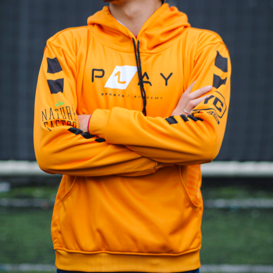 HOODIE NARANJA P1AY 2025