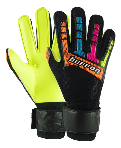 GUANTES DE PORTERO BUFFON TRON NEON/ARCOIRIS/NARANJA