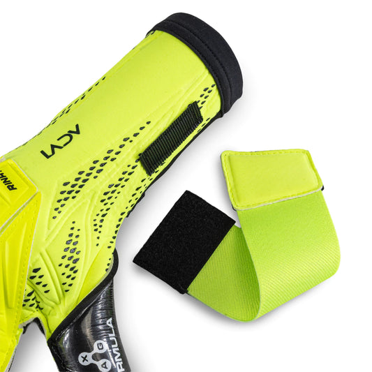 GUANTES DE PORTERO RINAT ACV1 PRO AMARILLO/NEGRO