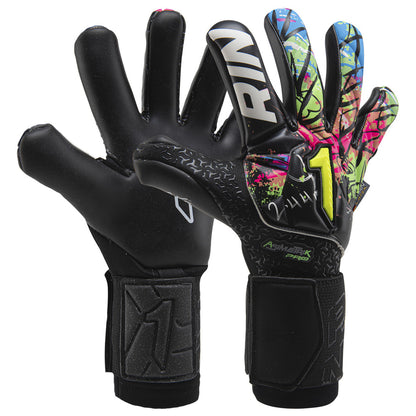 GUANTES DE PORTERO RINAT ASIMETRIK PRO ROSA / VERDE / AZUL / NEGRO