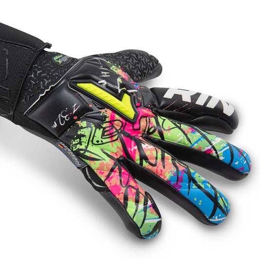 GUANTES DE PORTERO RINAT ASIMETRIK PRO ROSA / VERDE / AZUL / NEGRO