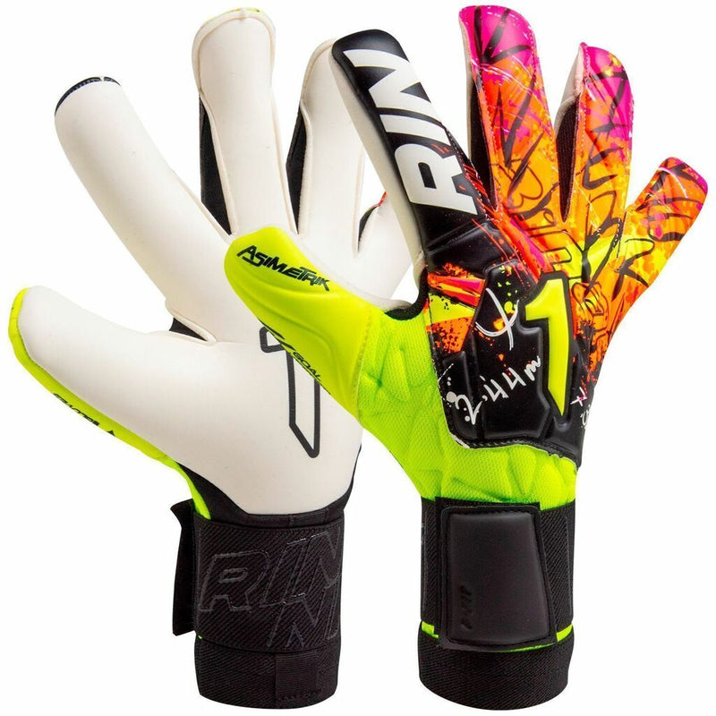 Cargue la imagen en el visor de la galería, GUANTES DE PORTERO RINAT ASIMETRIK PRIME AMA/ROS/NJA
