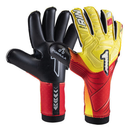 GUANTES DE PORTERO RINAT PRO NKAM AMARILLO/ROJO