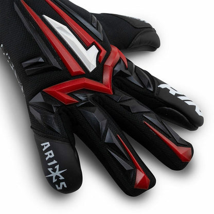GUANTES DE PORTERO RINAT ARIES X PRIME NEG/ROJ