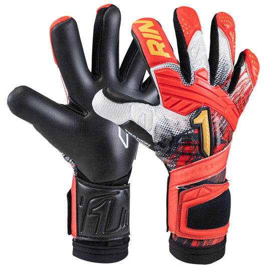 GUANTES DE PORTERO RINAT FIERA TR PRO ROJO/NEGRO/BLANCO