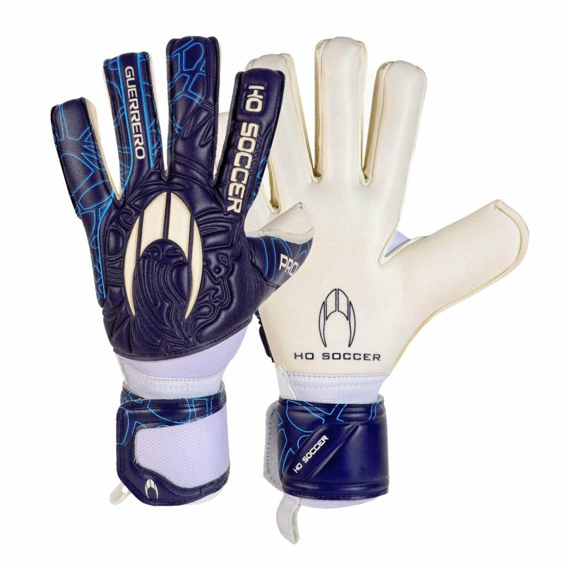 Cargue la imagen en el visor de la galería, Guantes de portero HO Soccer Guerrero Pro NG AXIAL Deep Blue
