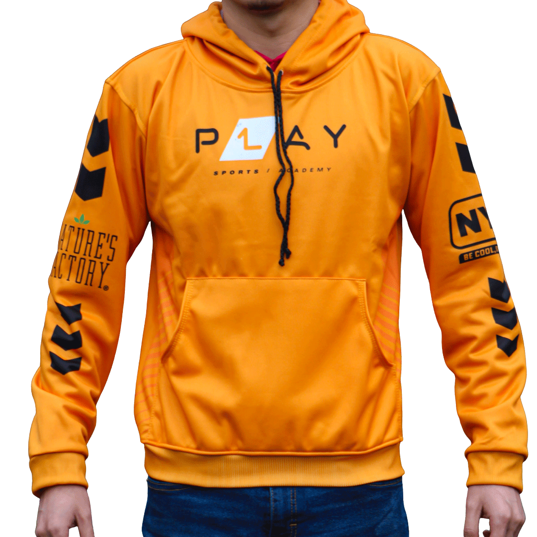HOODIE NARANJA P1AY 2025
