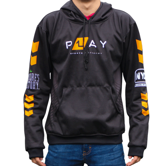 HOODIE NEGRA P1AY 2025