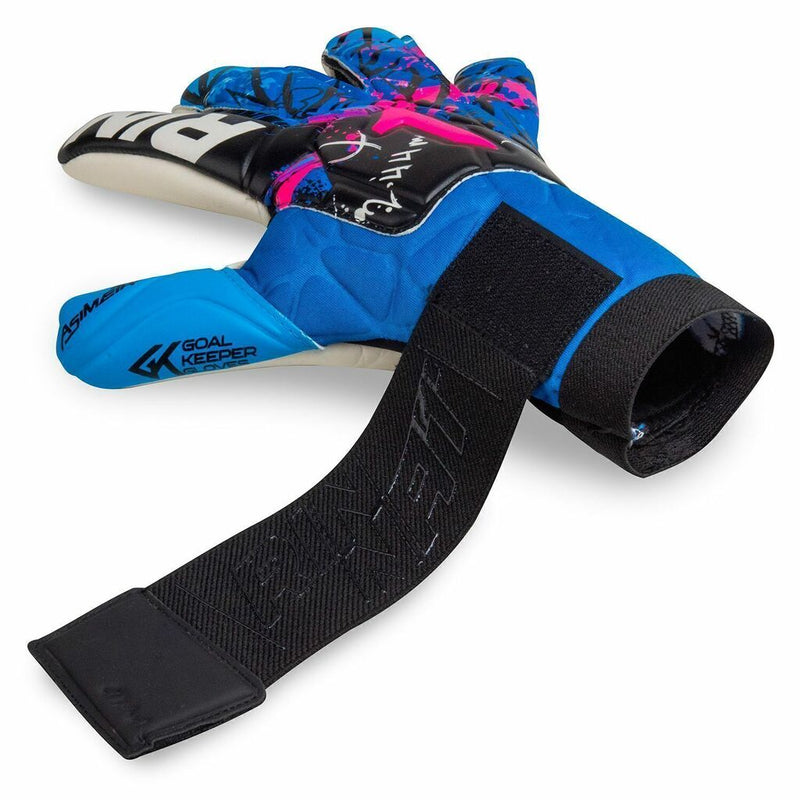 Cargue la imagen en el visor de la galería, GUANTES DE PORTERO RINAT ASIMETRIK PRIME AZUL/ROS
